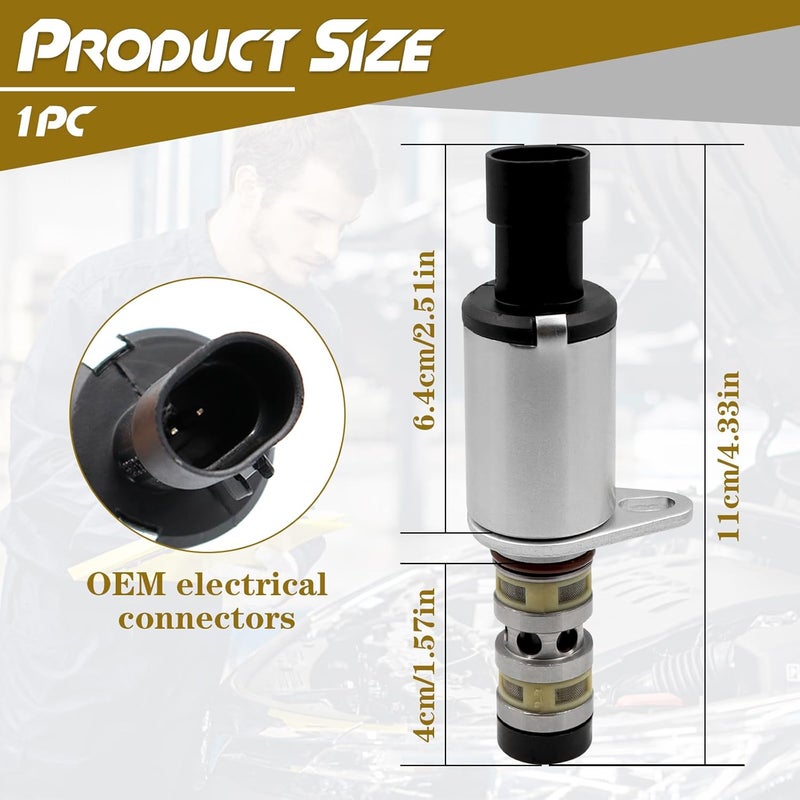 VANUODA Camshaft Engine Oil Control Variable Valve Timing VVT Solenoid, Compatible with Chevy Aveo Cruze Sonic Trax for Astra for Pontiac G3 for Saturn, Replace# 12992408 55567050 918-006 - Image 1